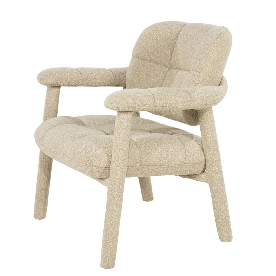 By-Boo Lounge chair Knox - taupe