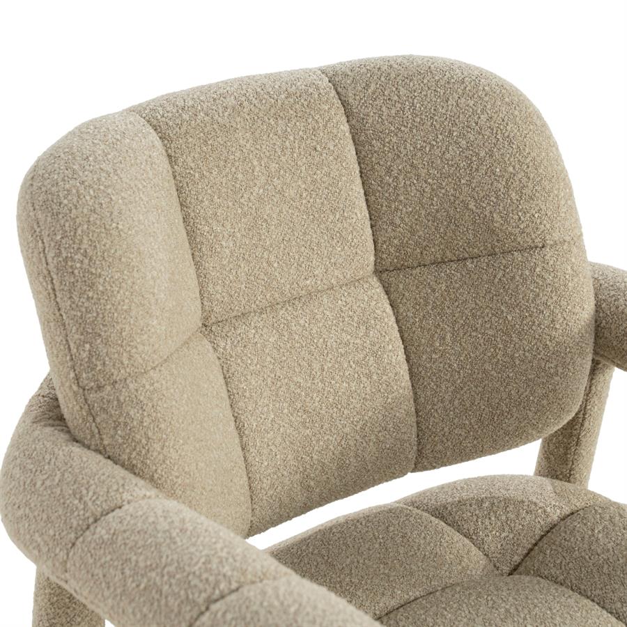 By-Boo Lounge chair Knox - taupe