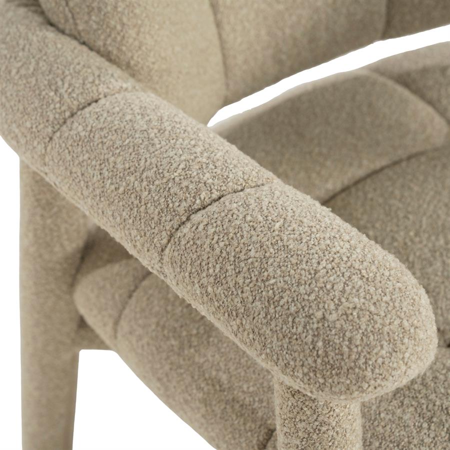 By-Boo Lounge chair Knox - taupe