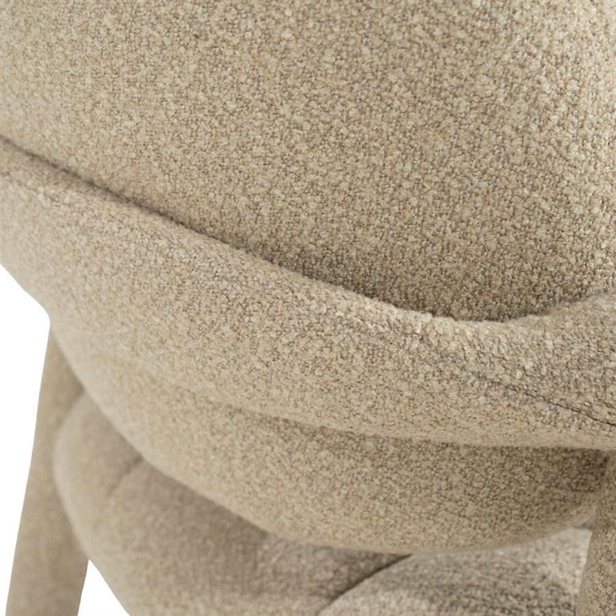 By-Boo Lounge chair Knox - taupe