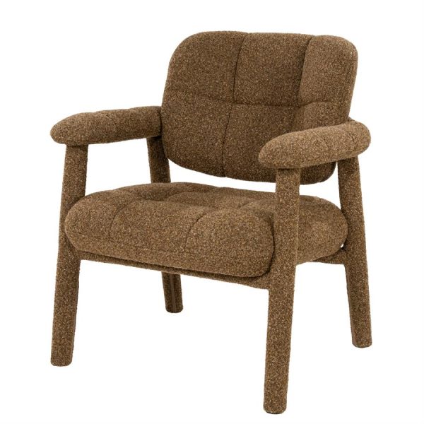 By-Boo Lounge chair Knox - brown