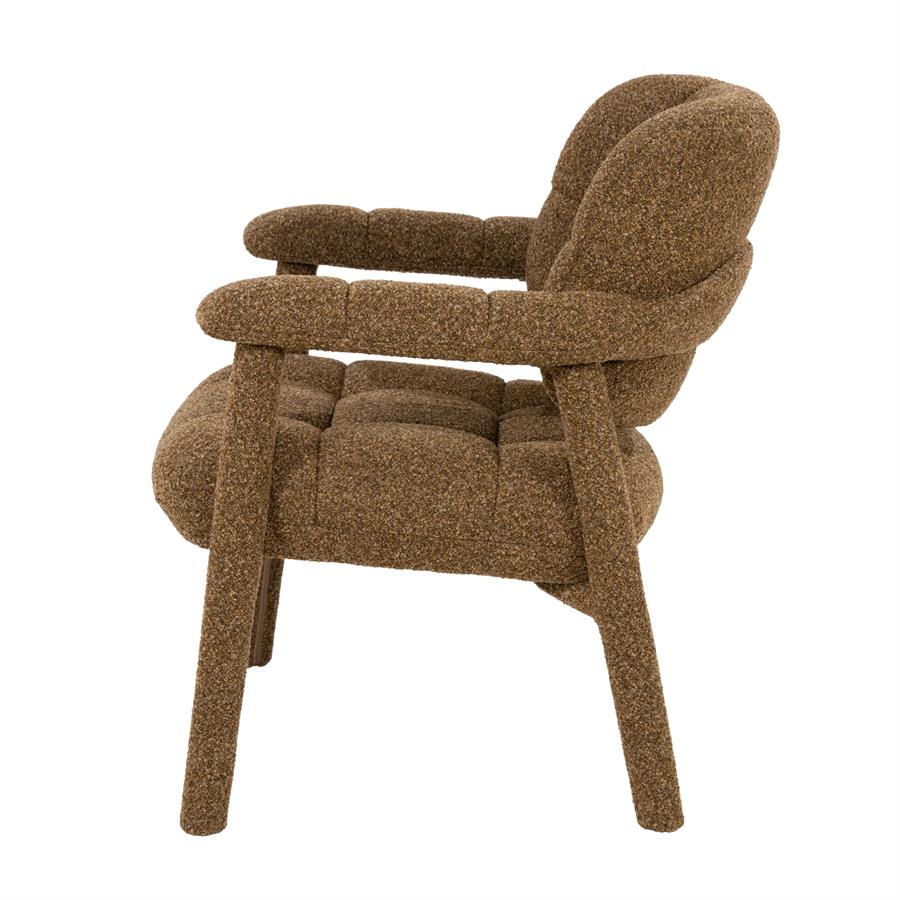By-Boo Lounge chair Knox - brown