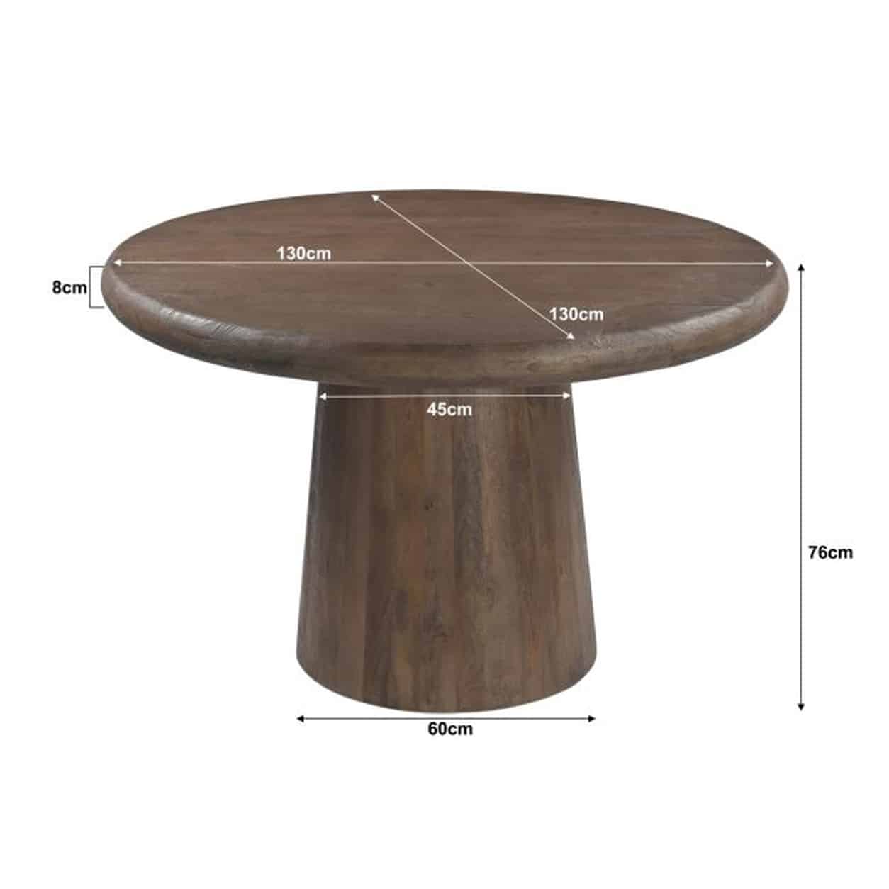 Livingfurn Maduro 130cm