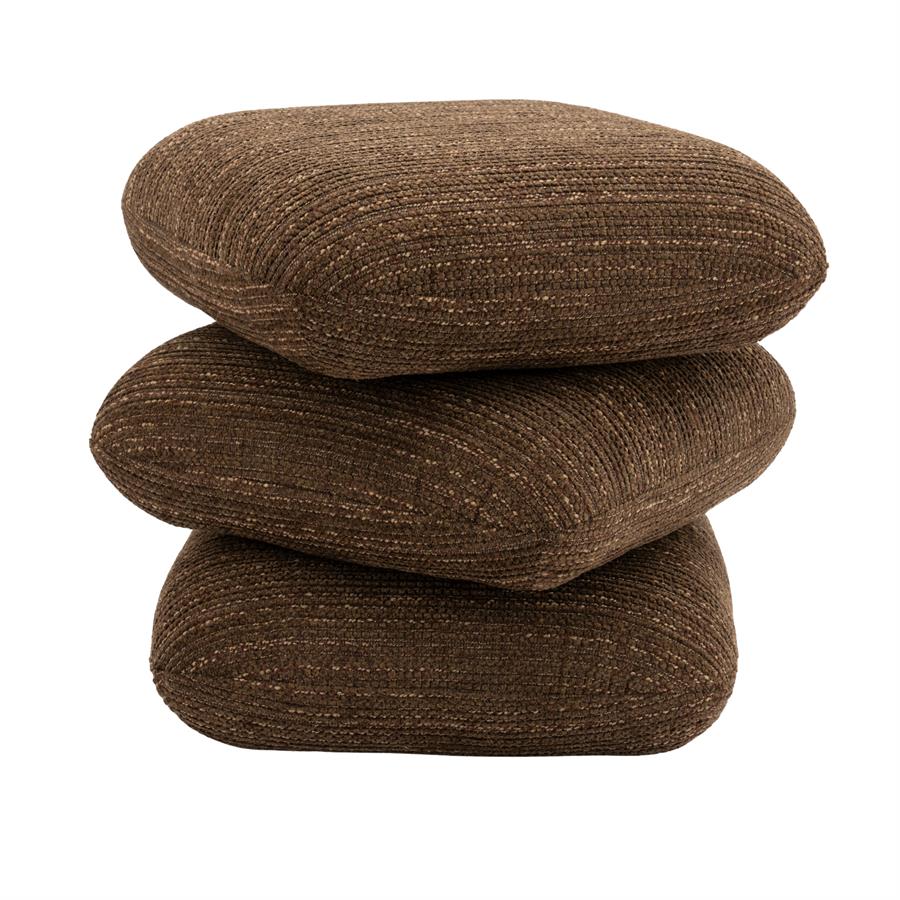By-Boo poef Pillowscape - Pluto dark brown
