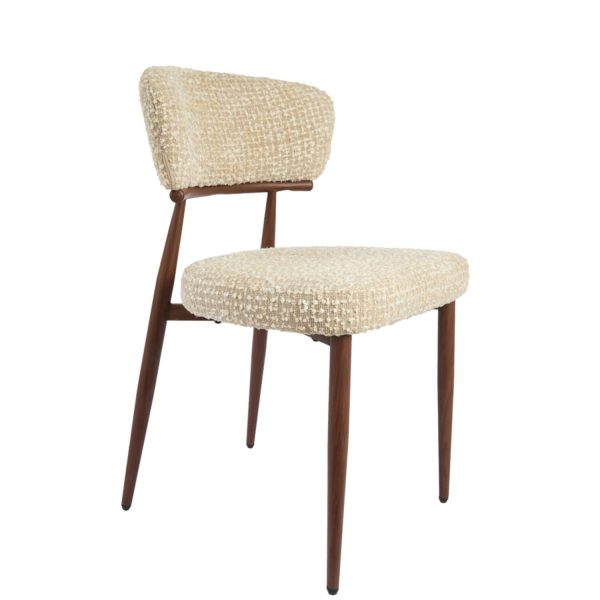Light & Living Eetkamerstoel 50,5x51x84 cm BARRY beige-crème+bruin