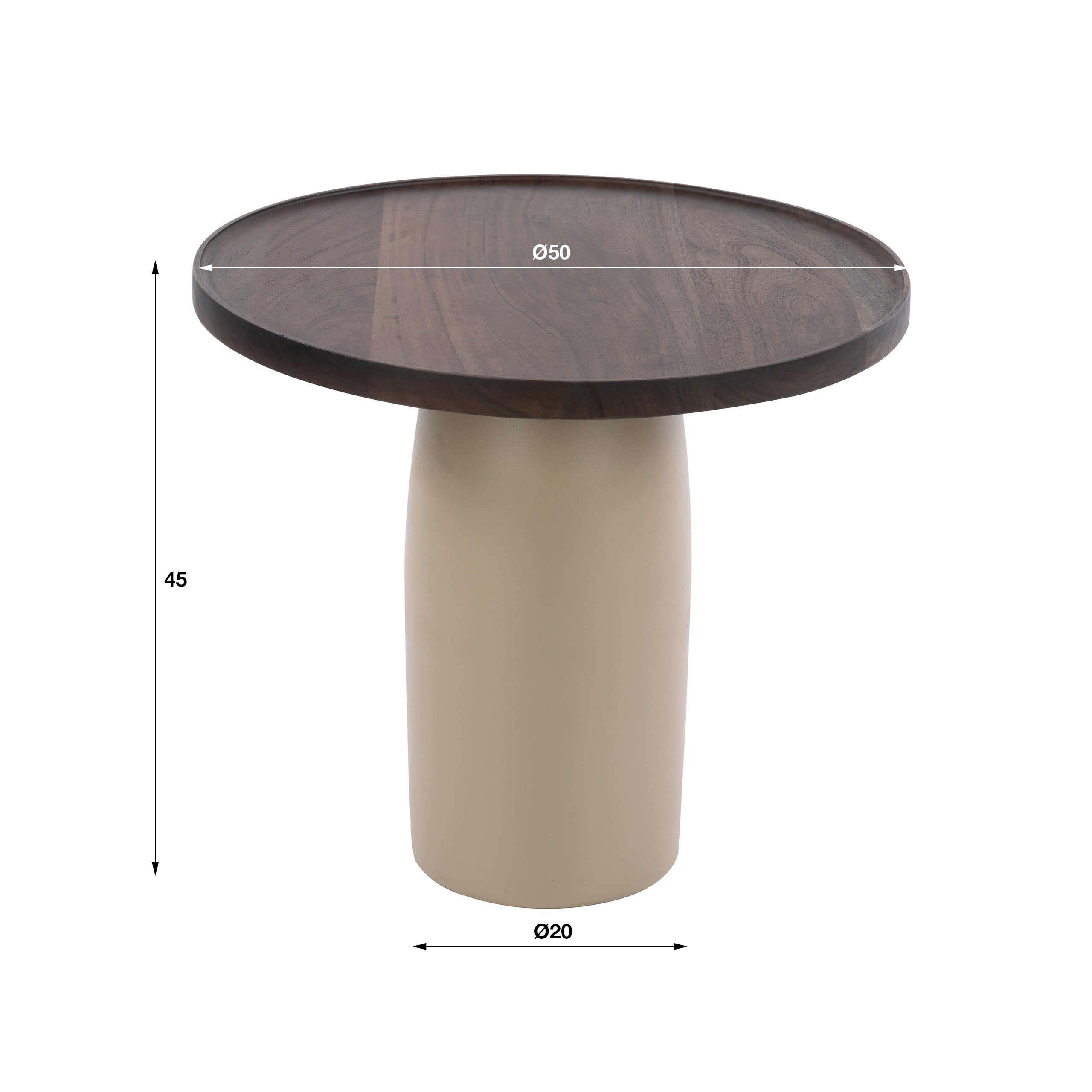 Bijzettafel Dune