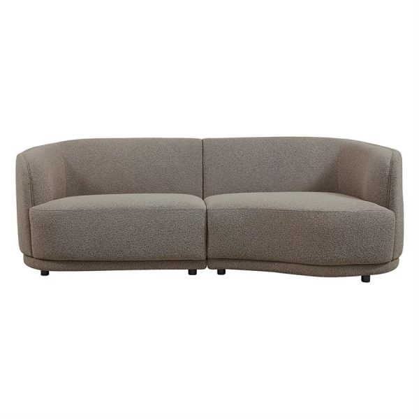Tower Living Leicester Sofa 240 round right - Copenhagen 903 Taupe