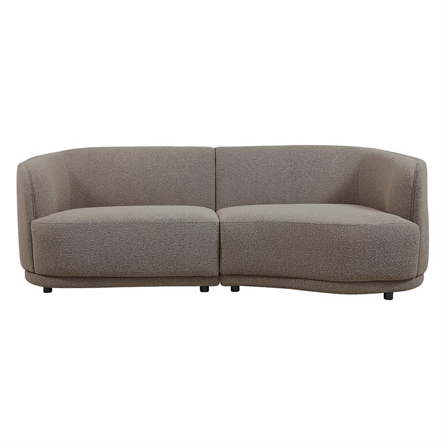 Tower Living Leicester Sofa 240 round right - Copenhagen 903 Taupe