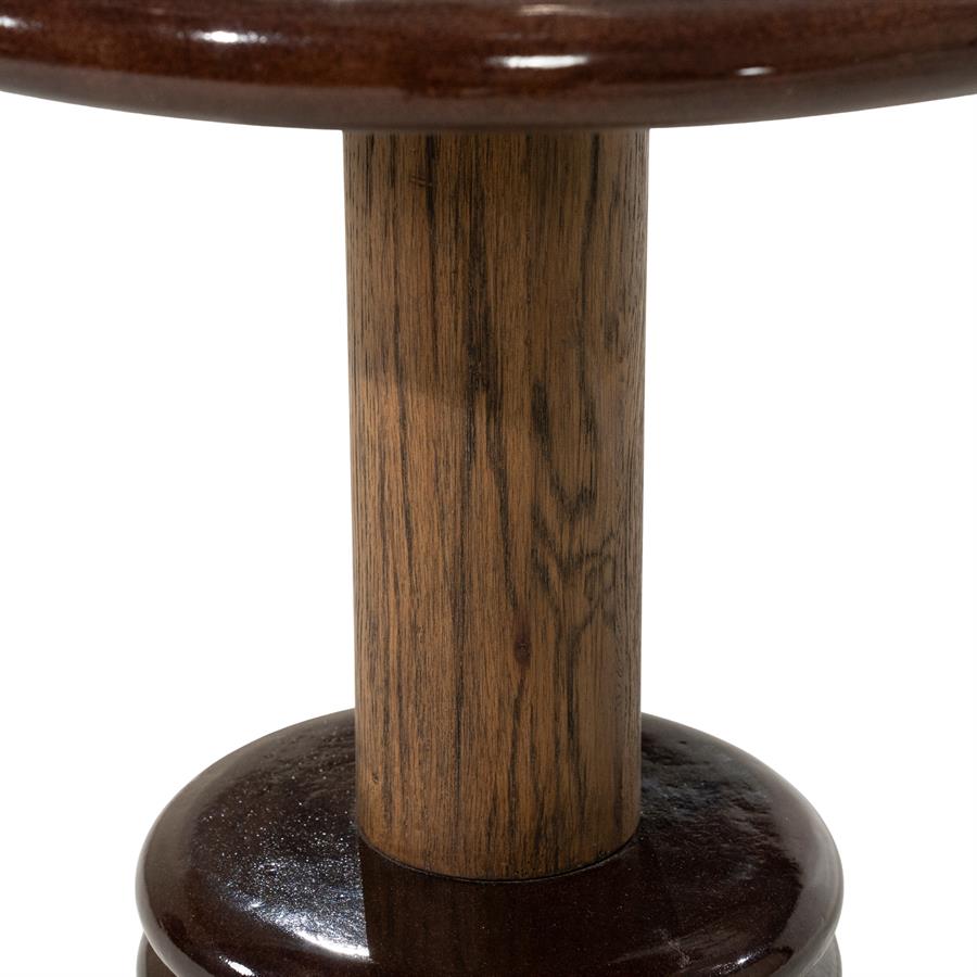 Eleonora Bijzettafel Kyan - roodbruin