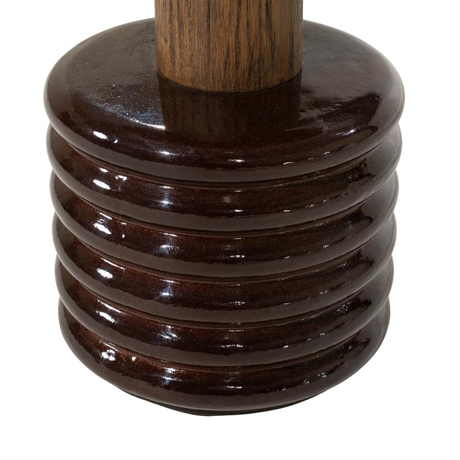 Eleonora Bijzettafel Kyan - roodbruin