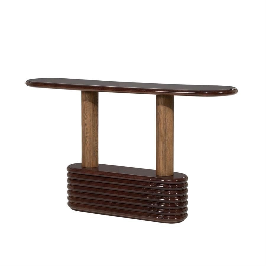 Eleonora Sidetable Kyan - roodbruin