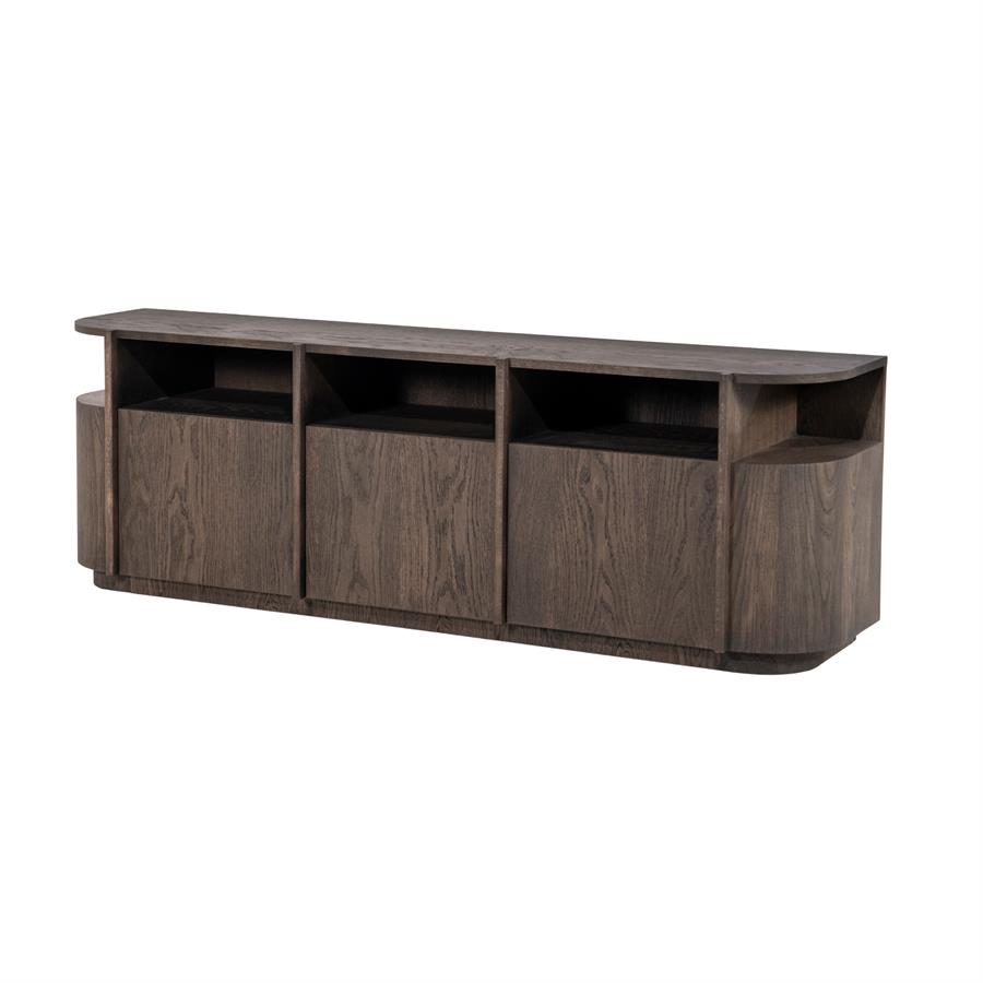 Eleonora TV meubel Oslo 182 cm - donkerbruin