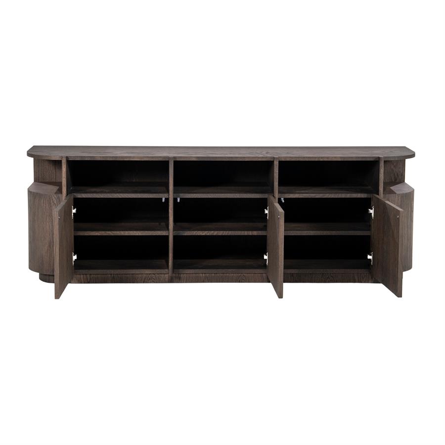 Eleonora TV meubel Oslo 182 cm - donkerbruin