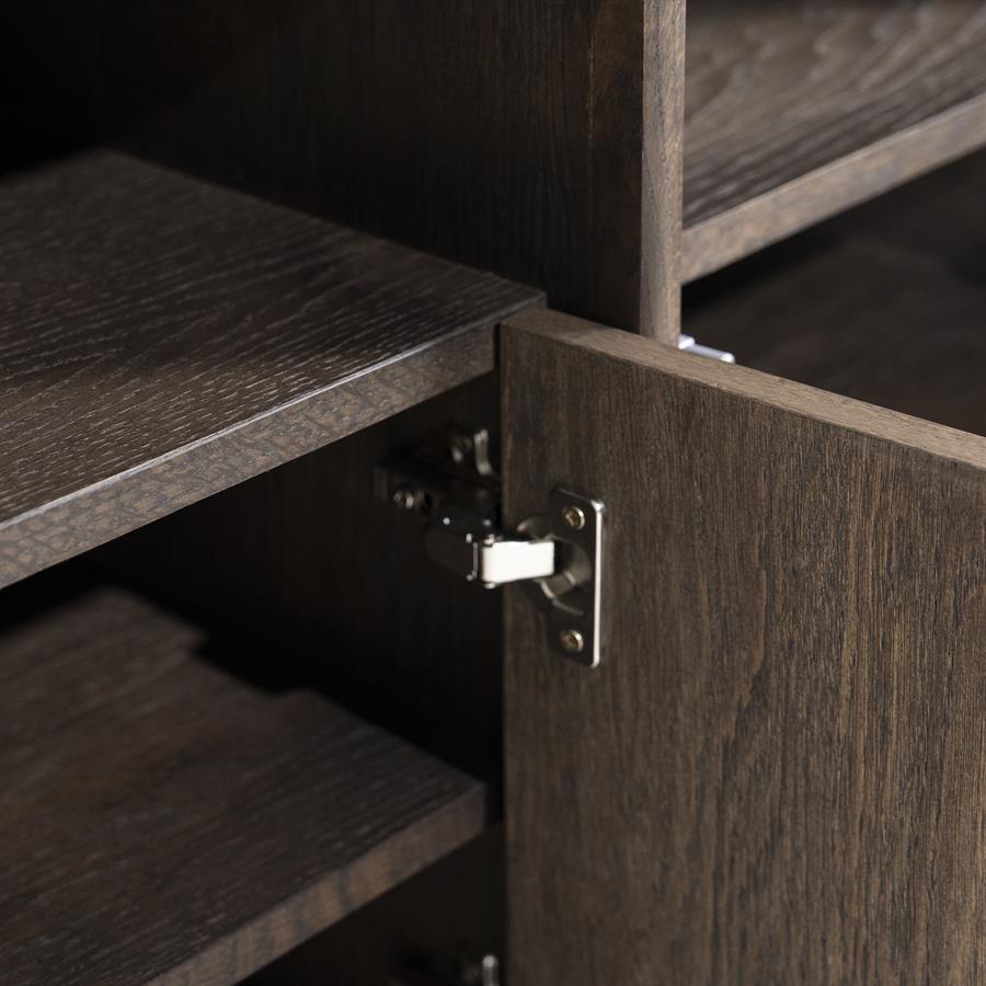 Eleonora TV meubel Oslo 182 cm - donkerbruin