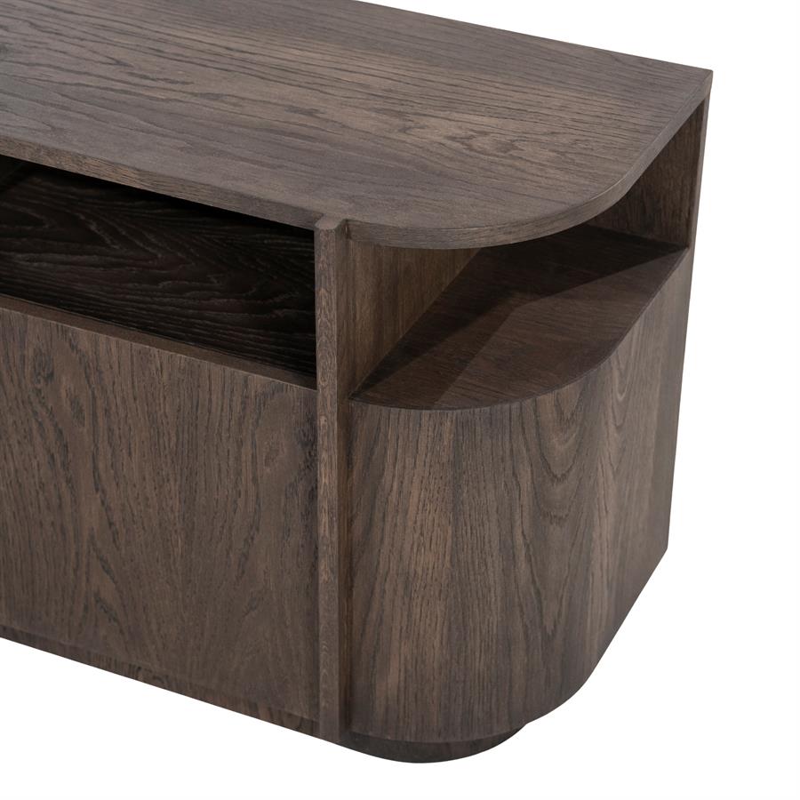 Eleonora TV meubel Oslo 182 cm - donkerbruin