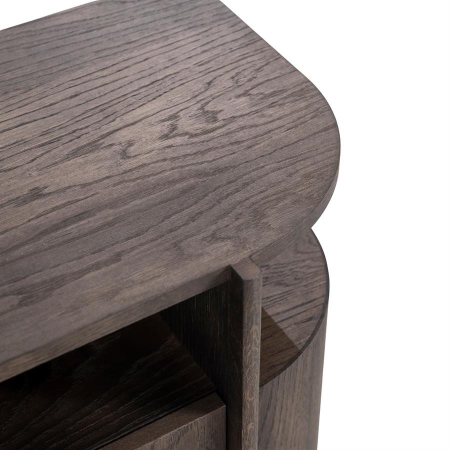 Eleonora TV meubel Oslo 182 cm - donkerbruin