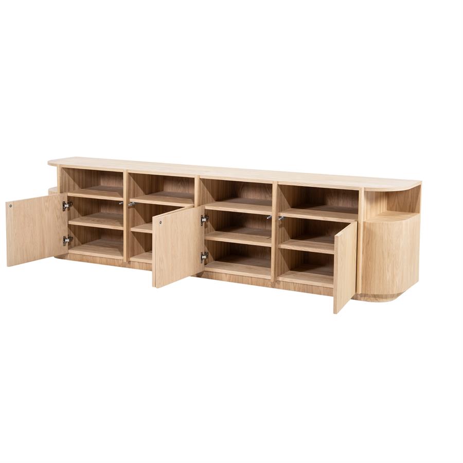 Eleonora TV meubel Oslo 230 cm - naturel