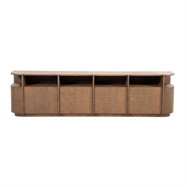 Eleonora TV meubel Oslo 230 cm - lichtbruin