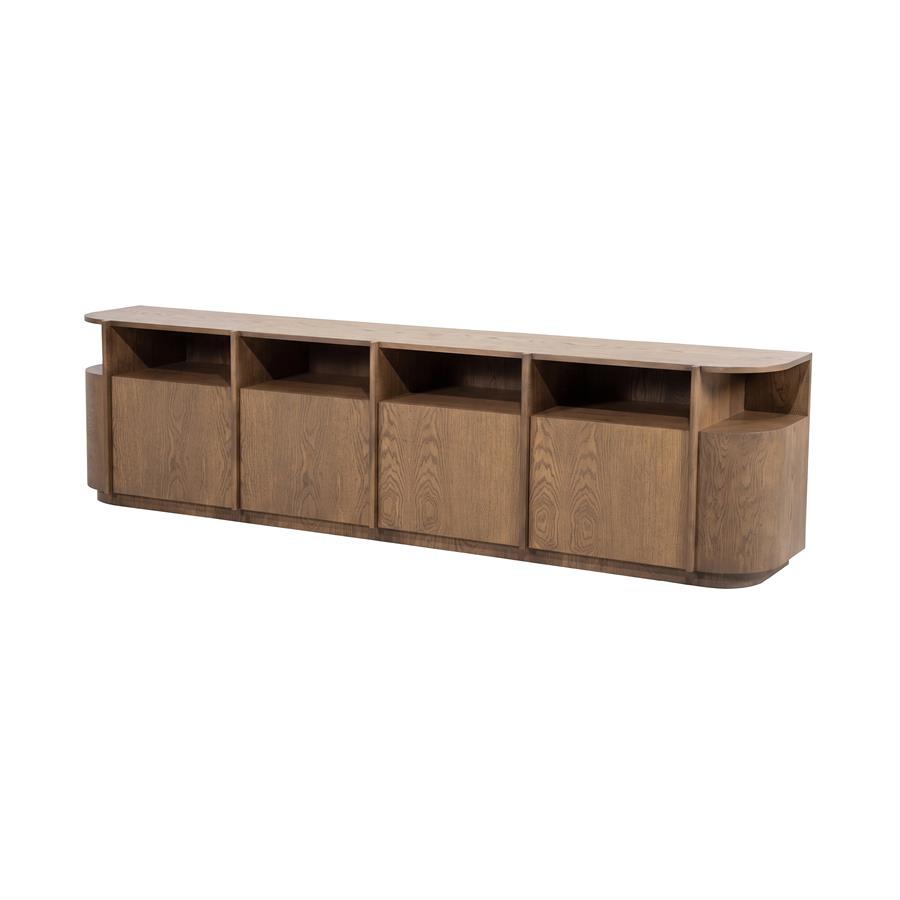 Eleonora TV meubel Oslo 230 cm - lichtbruin