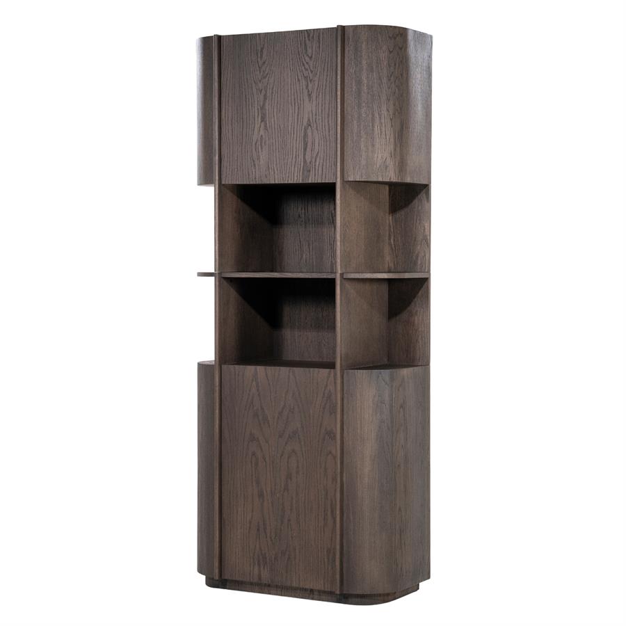 Eleonora Kabinet Oslo 93x220 cm - donkerbruin