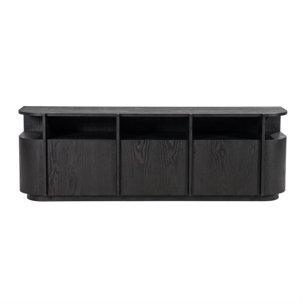 Eleonora TV meubel Oslo 182 cm - zwart