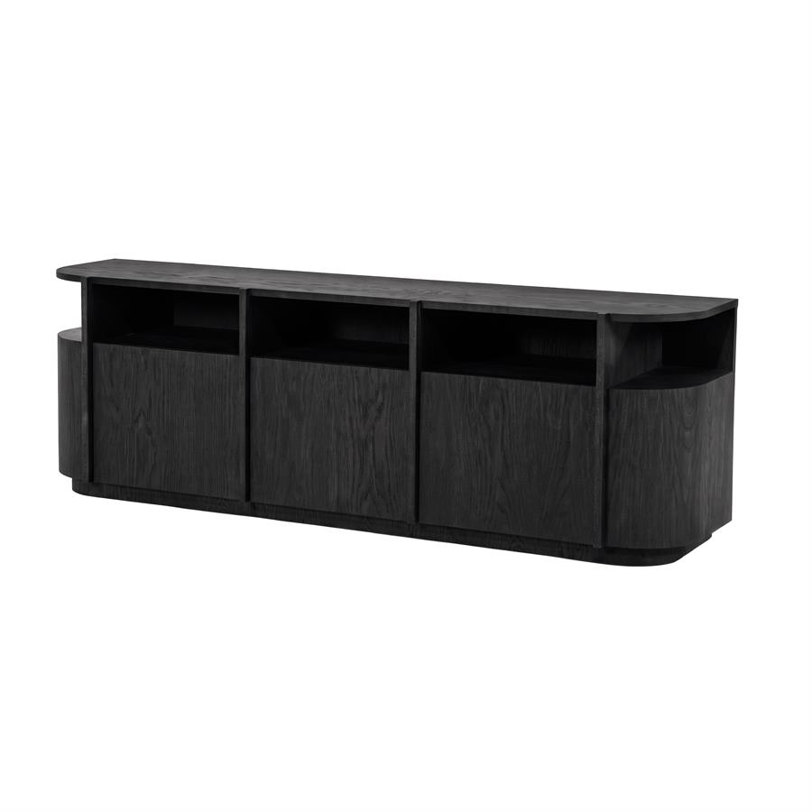 Eleonora TV meubel Oslo 182 cm - zwart