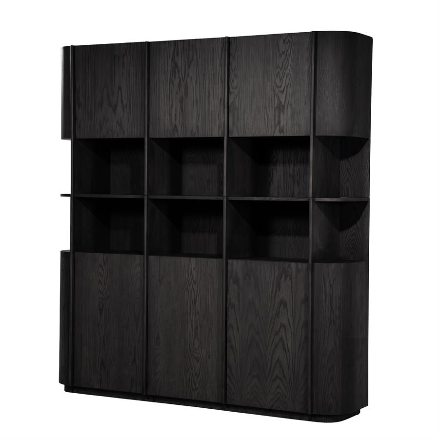 Eleonora Kabinet Oslo 203x220 cm - zwart
