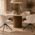 SHOWMODEL Richmond eetkamerstoelen set van 4 Milly Cream Fusion