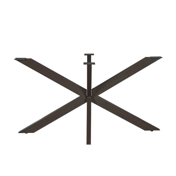 Starfurn Matrixpoot Anordic Brown Ovaal/Rechthoek 140 cm Koker 4x8 cm