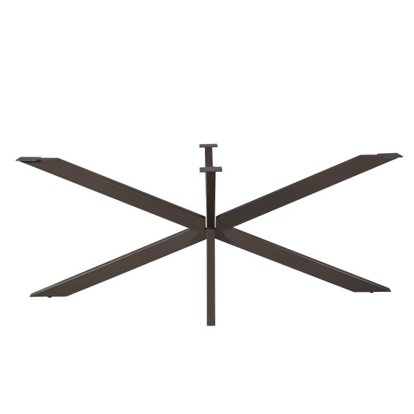 Starfurn Matrixpoot Anodic Brown Ovaal/Rechthoek 190 cm Koker 4x8 cm