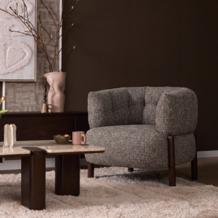 Starfurn Fauteuil Feda Beige
