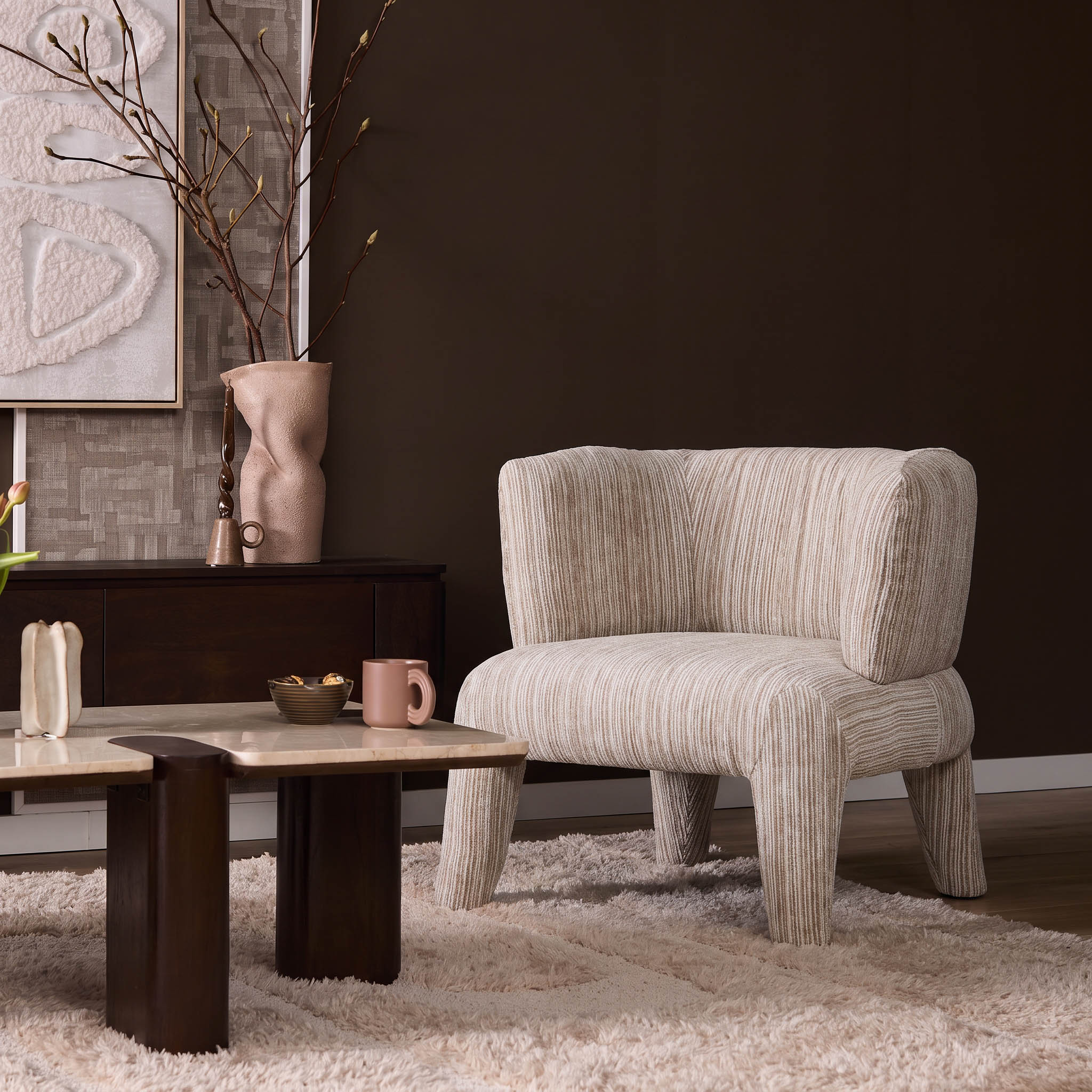 Starfurn Fauteuil Eva Naturel