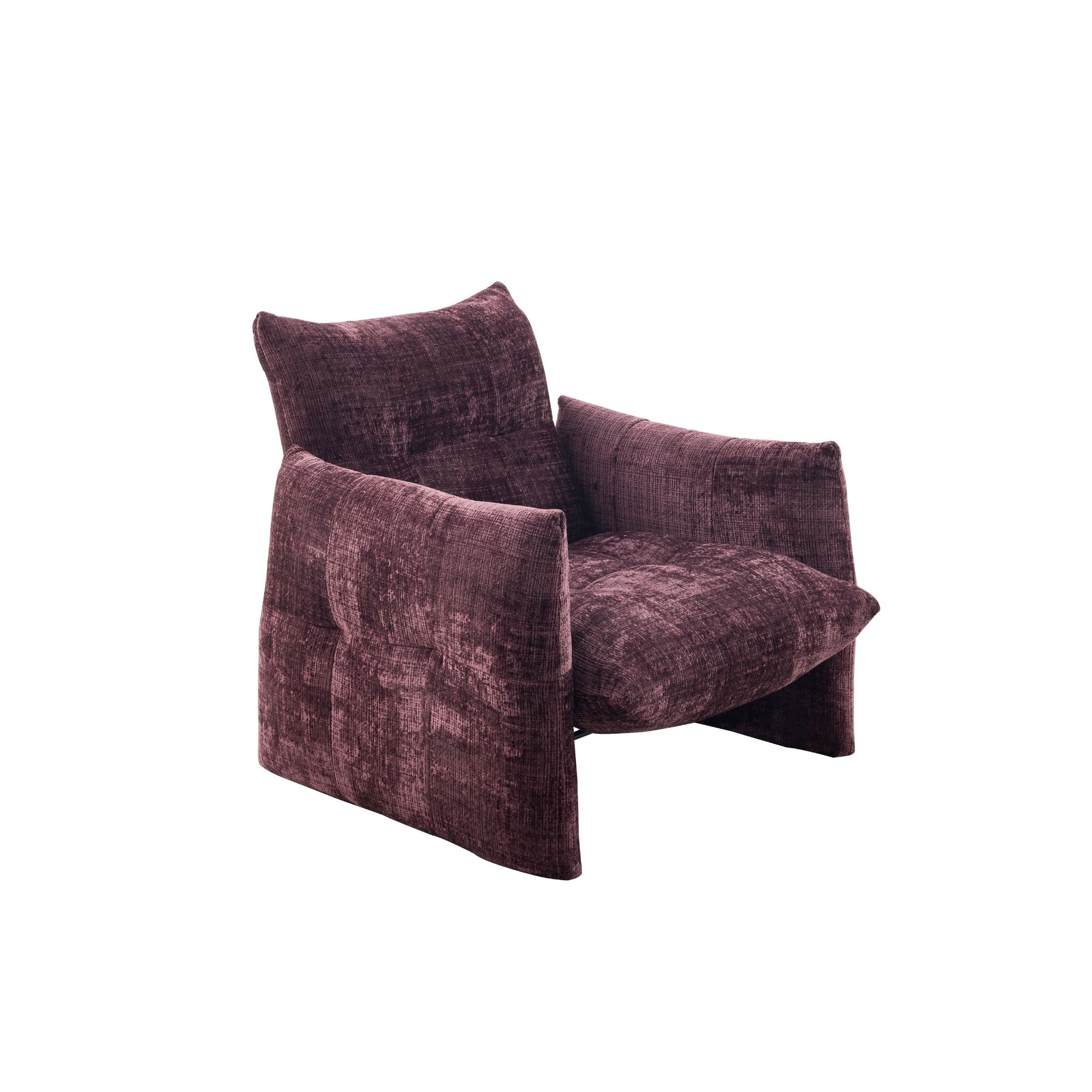 Starfurn Fauteuil Lois Aubergine