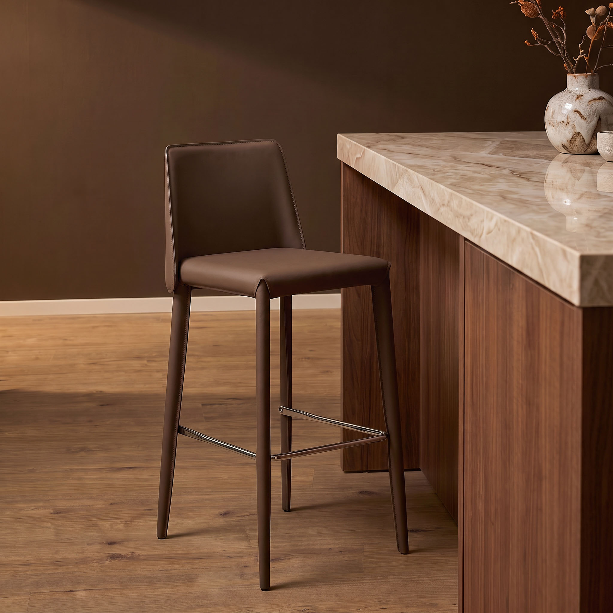 Starfurn Barkruk Floor Bruin