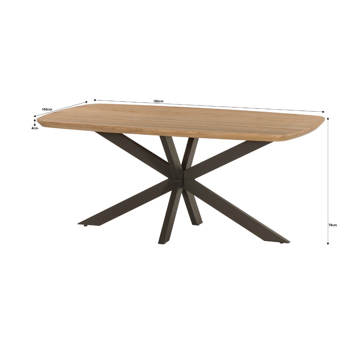 Livingfurn eettafel Santino 180cm
