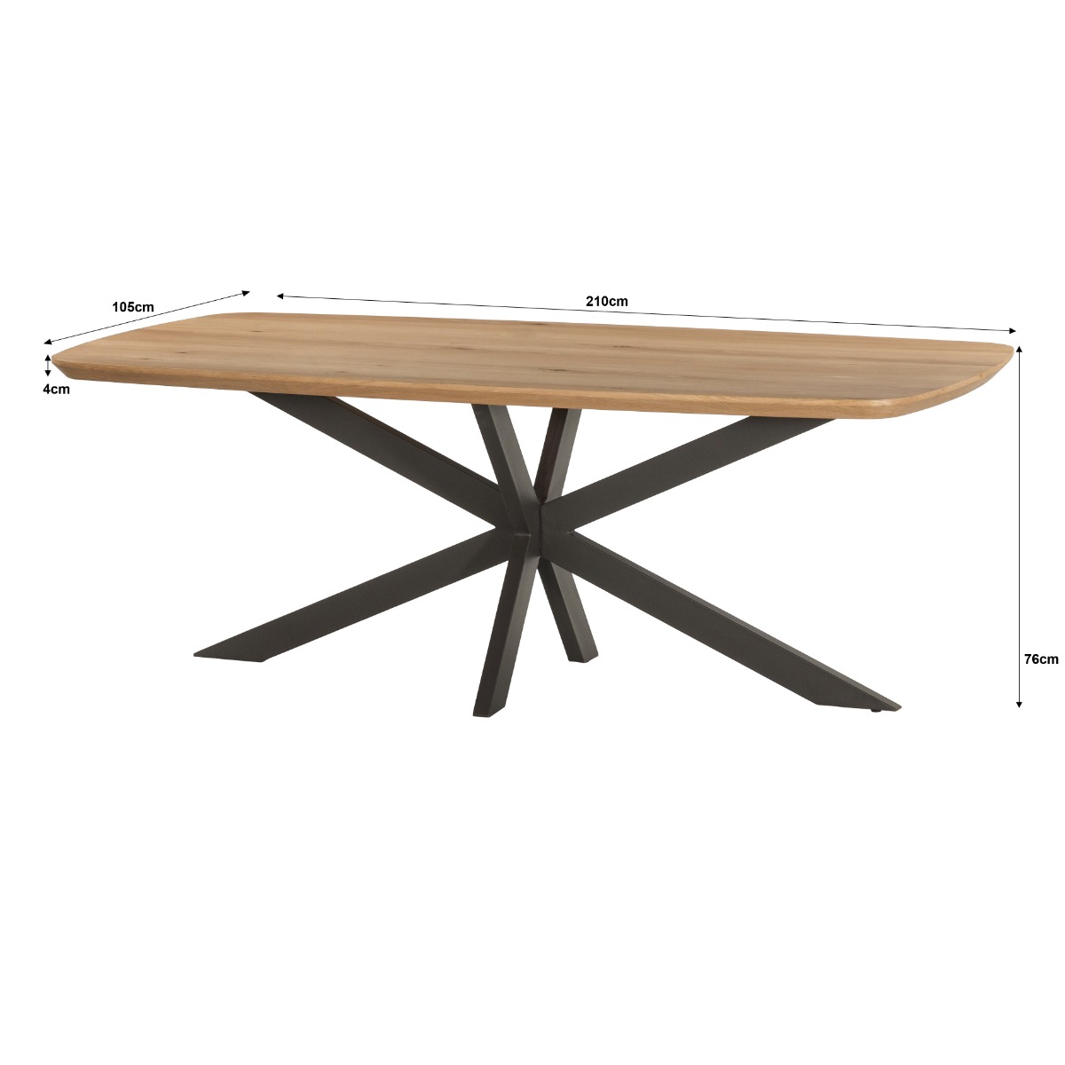 Livingfurn eettafel Santino 210cm