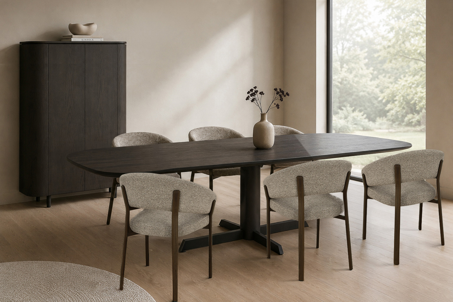 Livingfurn eettafel Sanremo Espresso 220cm