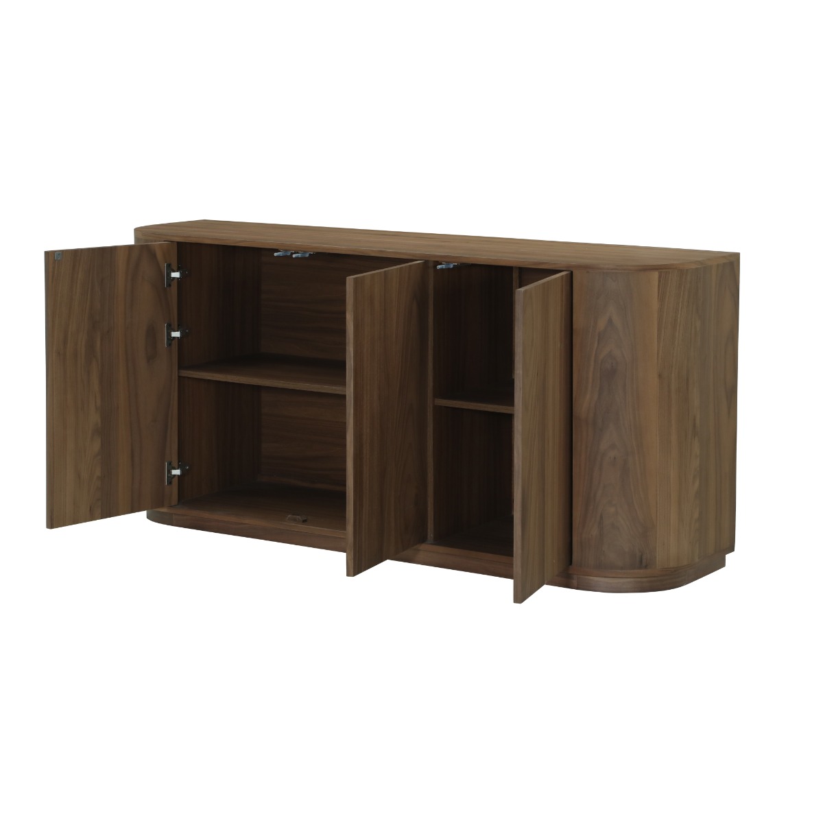 Livingfurn Novero Walnoot 170cm