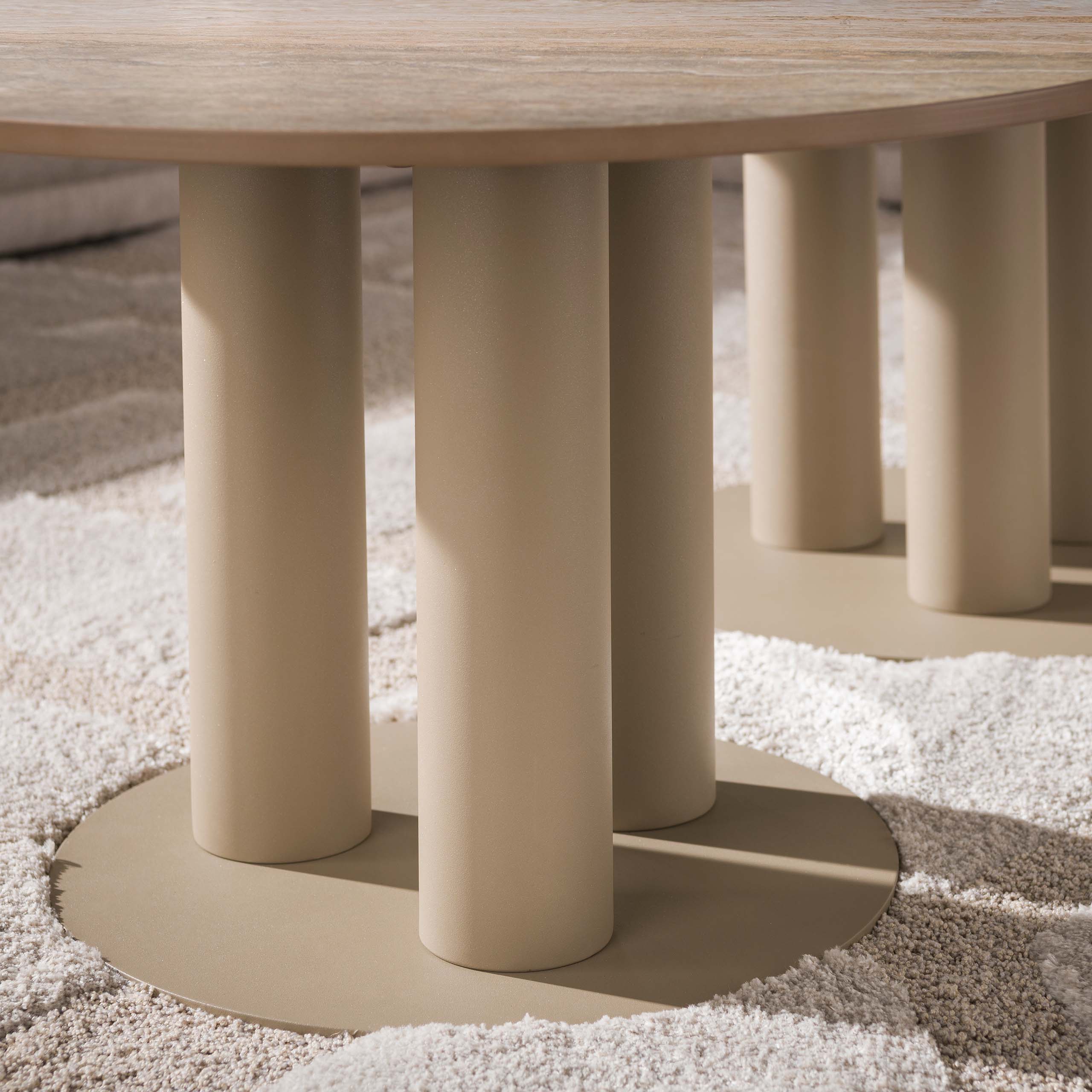 Salontafel Selvo rond set/2