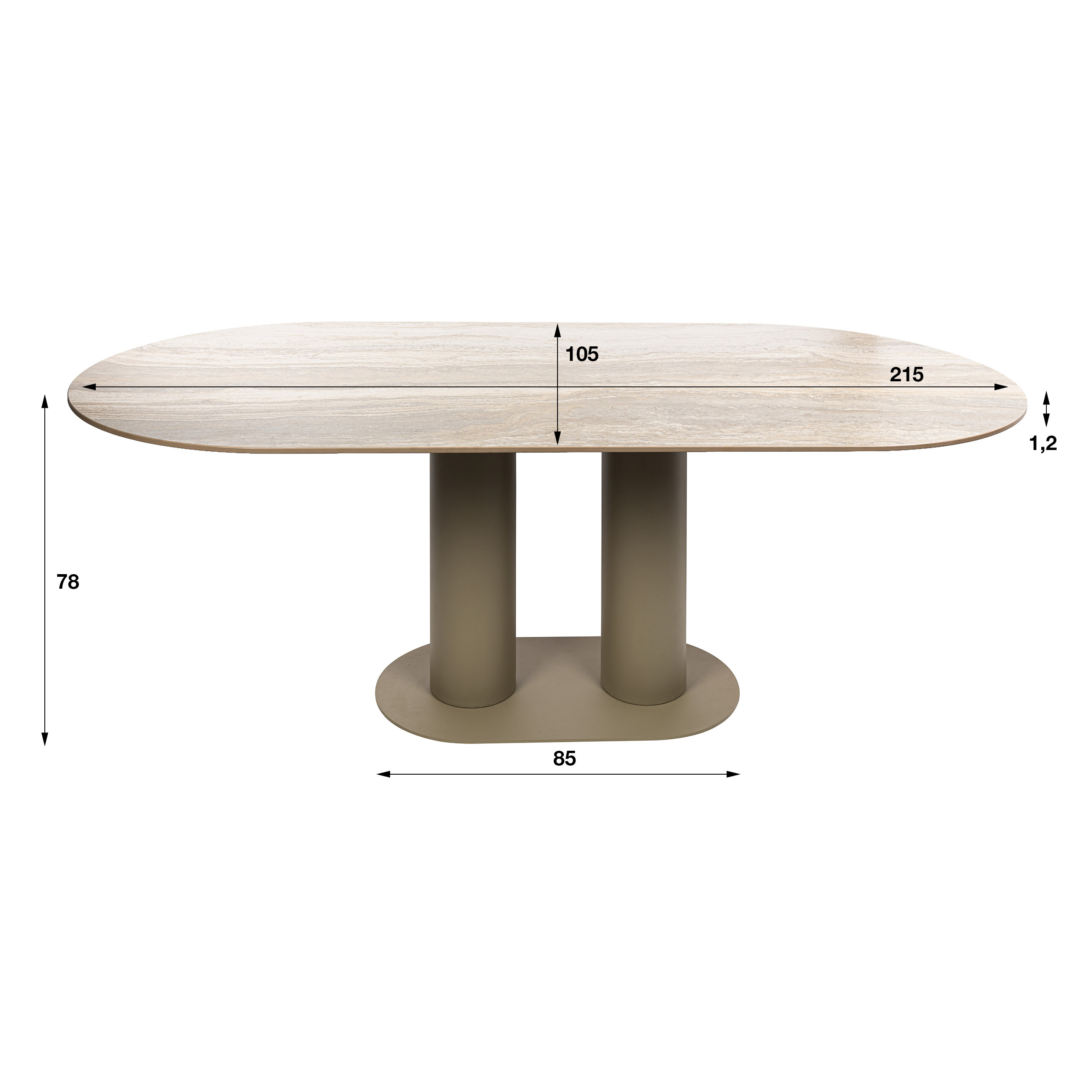 Eettafel Selvo 215