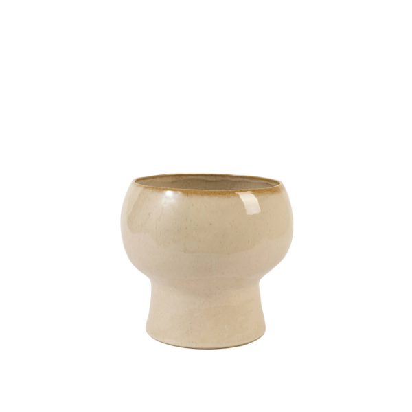 Light & Living Vaas deco Ø28,5x25,5 cm JANCO keramiek glans beige