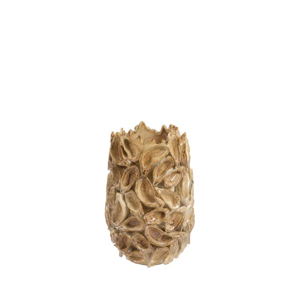 Light & Living Vaas Ø25x39 cm MAREA keramiek crème-taupe