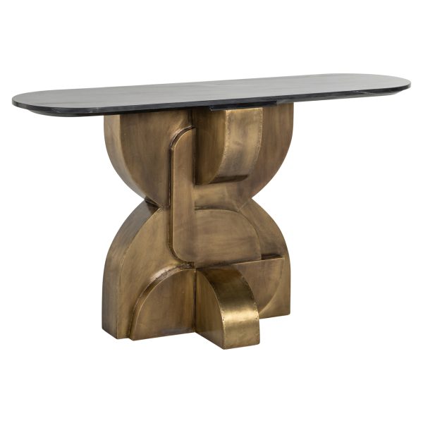 Richmond Interiors Console Maddox black/gold