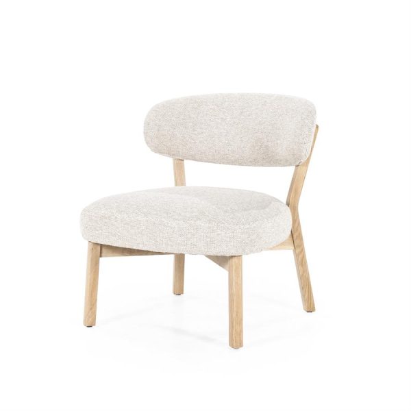 Eleonora Fauteuil Mikky naturel - taupe Moon