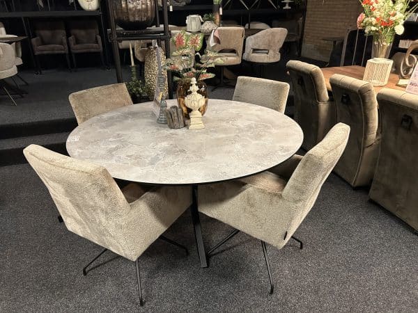 SHOWMODEL UrbanSofa eetkamerstoelen set van 4 Mika Eden Desert