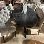 SHOWMODEL UrbanSofa eetkamerstoelen set van 6 Milou Belmonte Silver