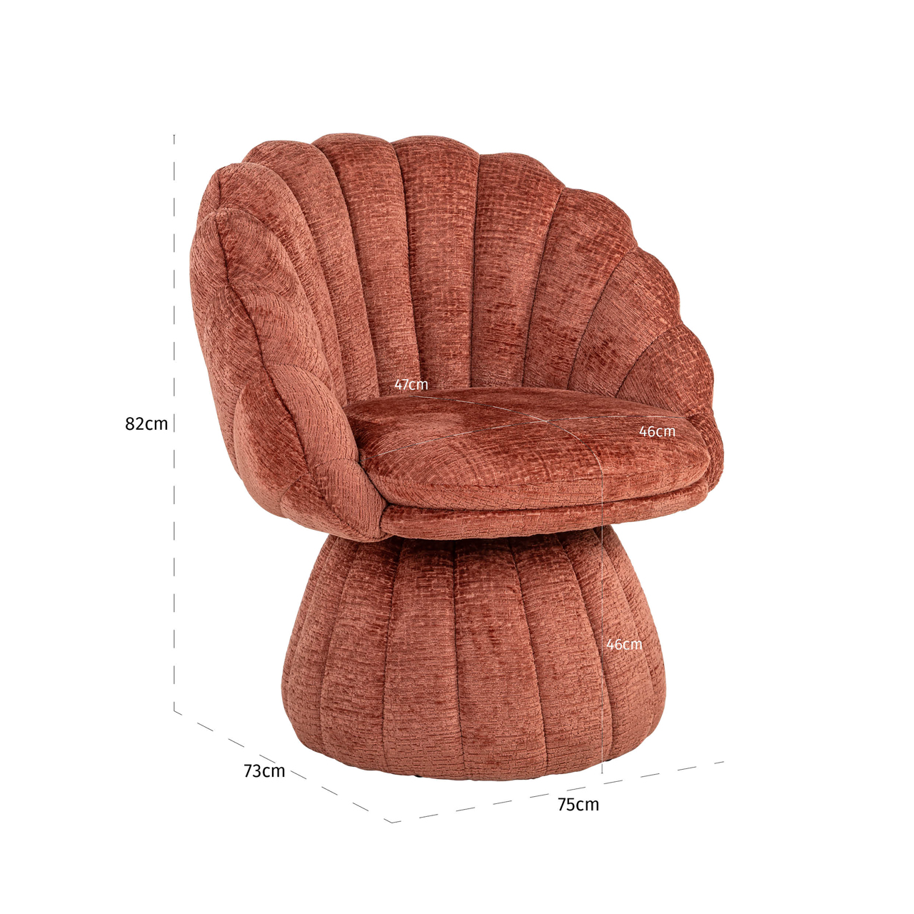 Richmond Interiors Lounge stoel Blossom blush fusion