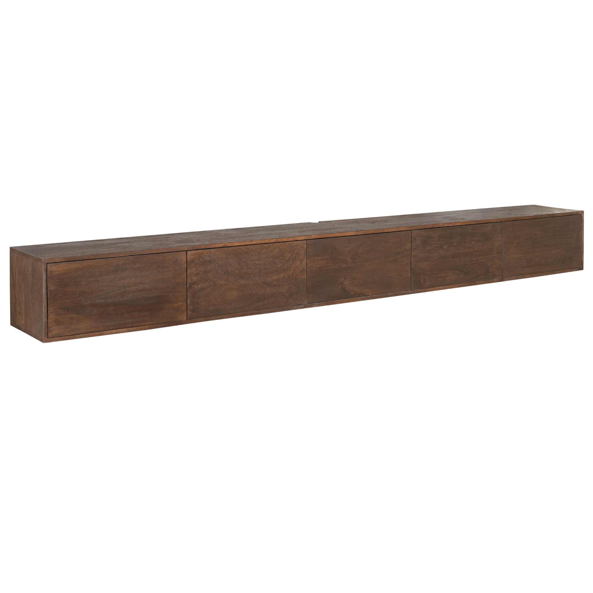 Starfurn Zwevend tv meubel Vision Bruin Mangohout 280 cm