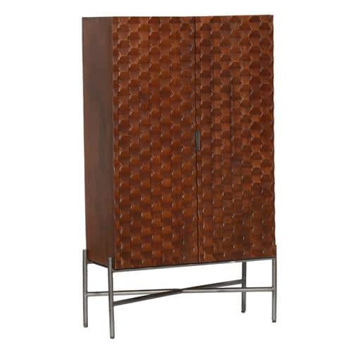 Tower Living opbergkast Paola 90x40x160 cm mangohout