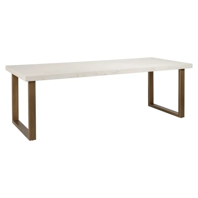 Richmond Interiors eettafel whitebone 235 cm eiken